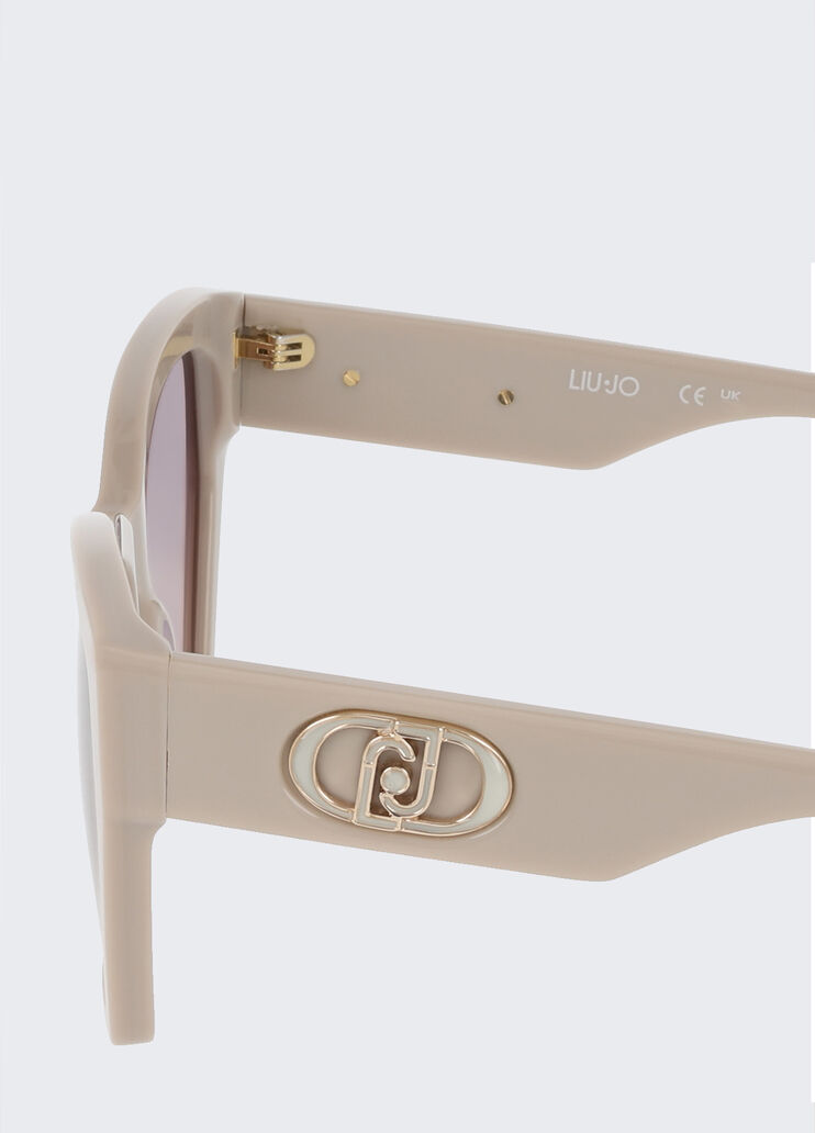 Cat-eye sunglasses beige Liu Jo - large image number 3 Cat-eye sunglasses beige Liu Jo - large image number 3