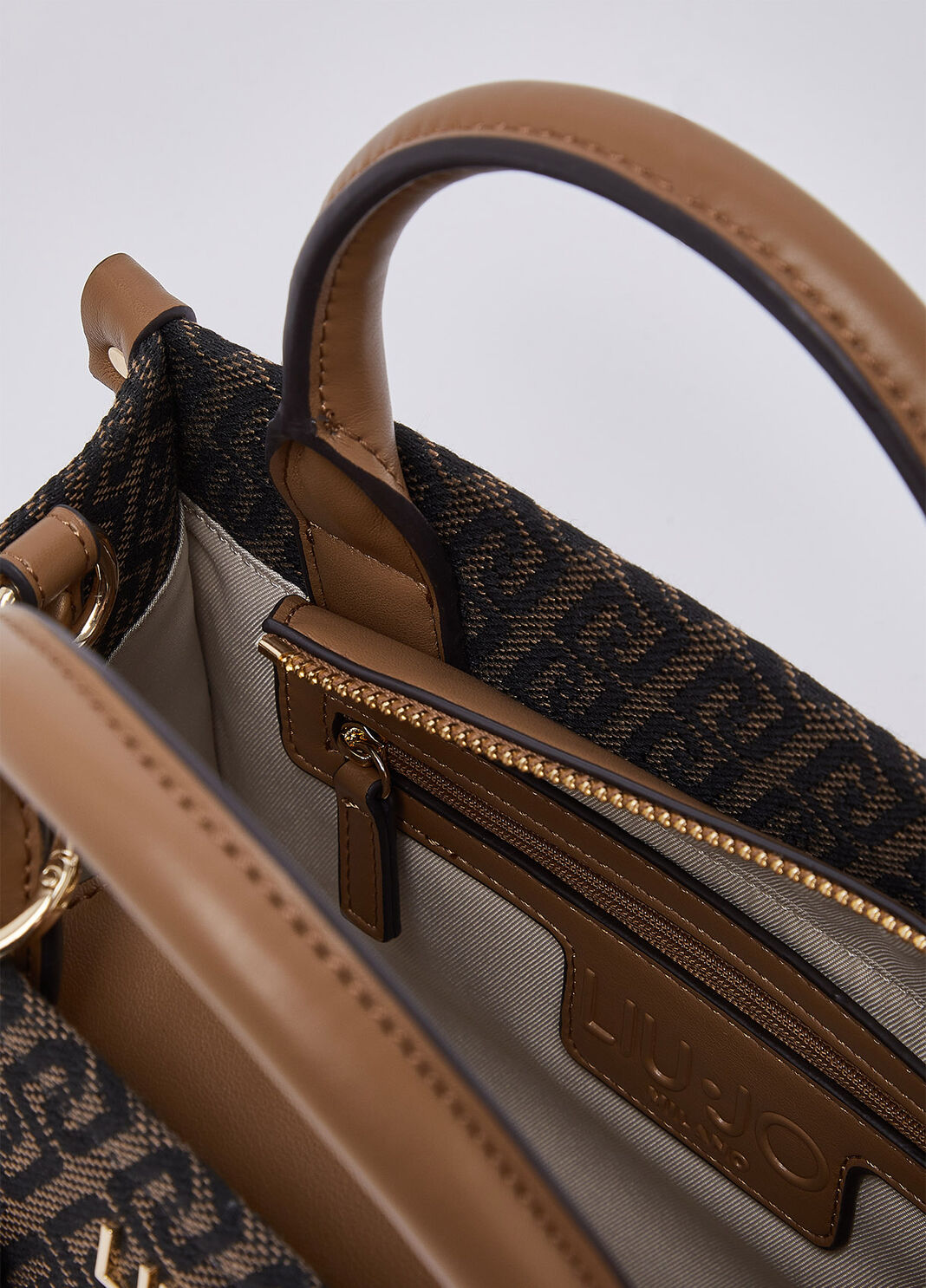 Small Jacquard Bag dark brown Liu Jo - large image number 6