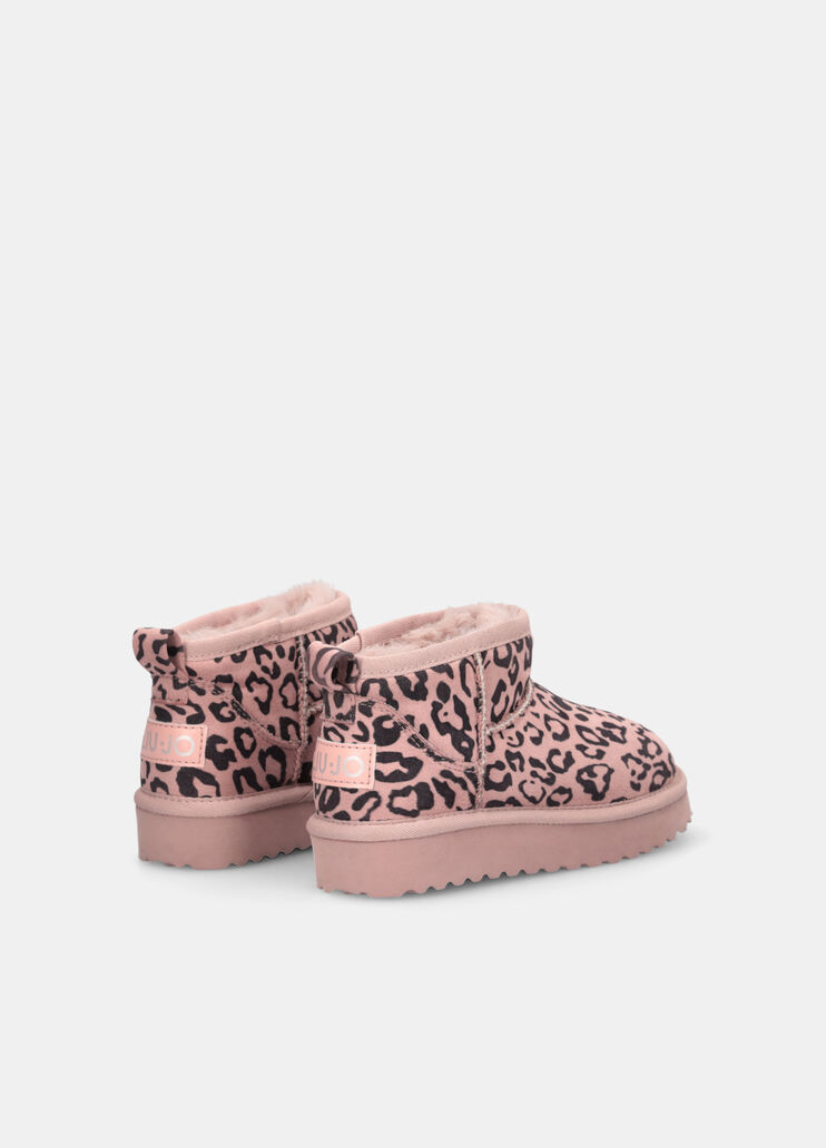 Warm animal-print ankle boots nude Liu Jo - large image number 2 Warm animal-print ankle boots nude Liu Jo - large image number 2