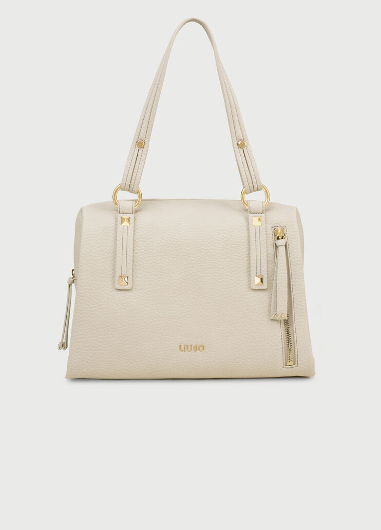 Boston bag with zip champagne Liu Jo - large image number 0