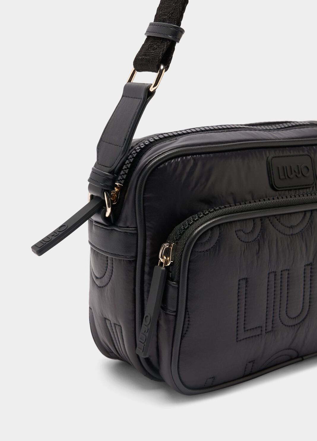 Medium crossbody bag with pocket black Liu Jo - large image number 5