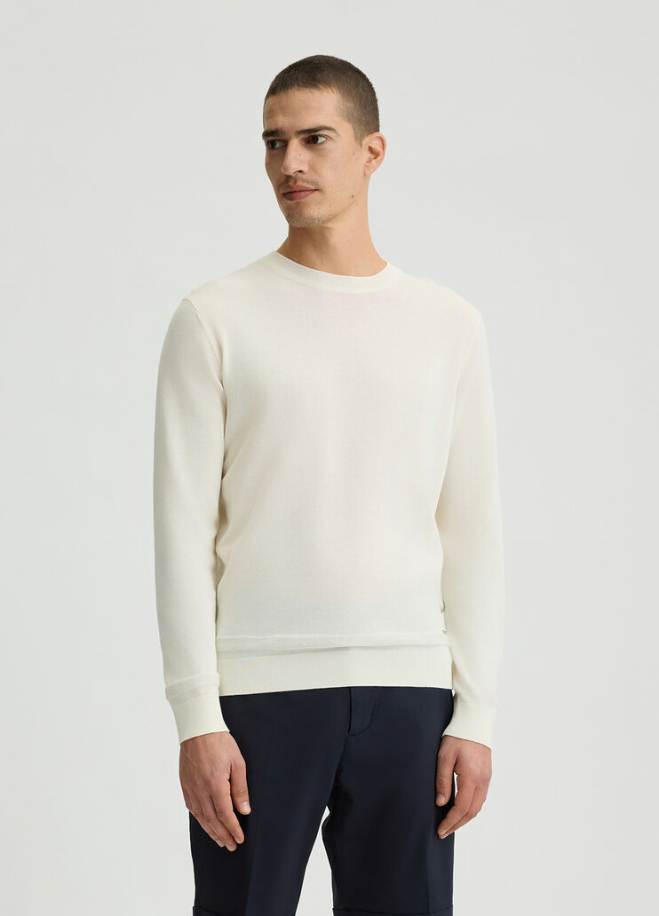 Men's white jumper white Liu Jo - large image number 0 Men's white jumper white Liu Jo - large image number 0