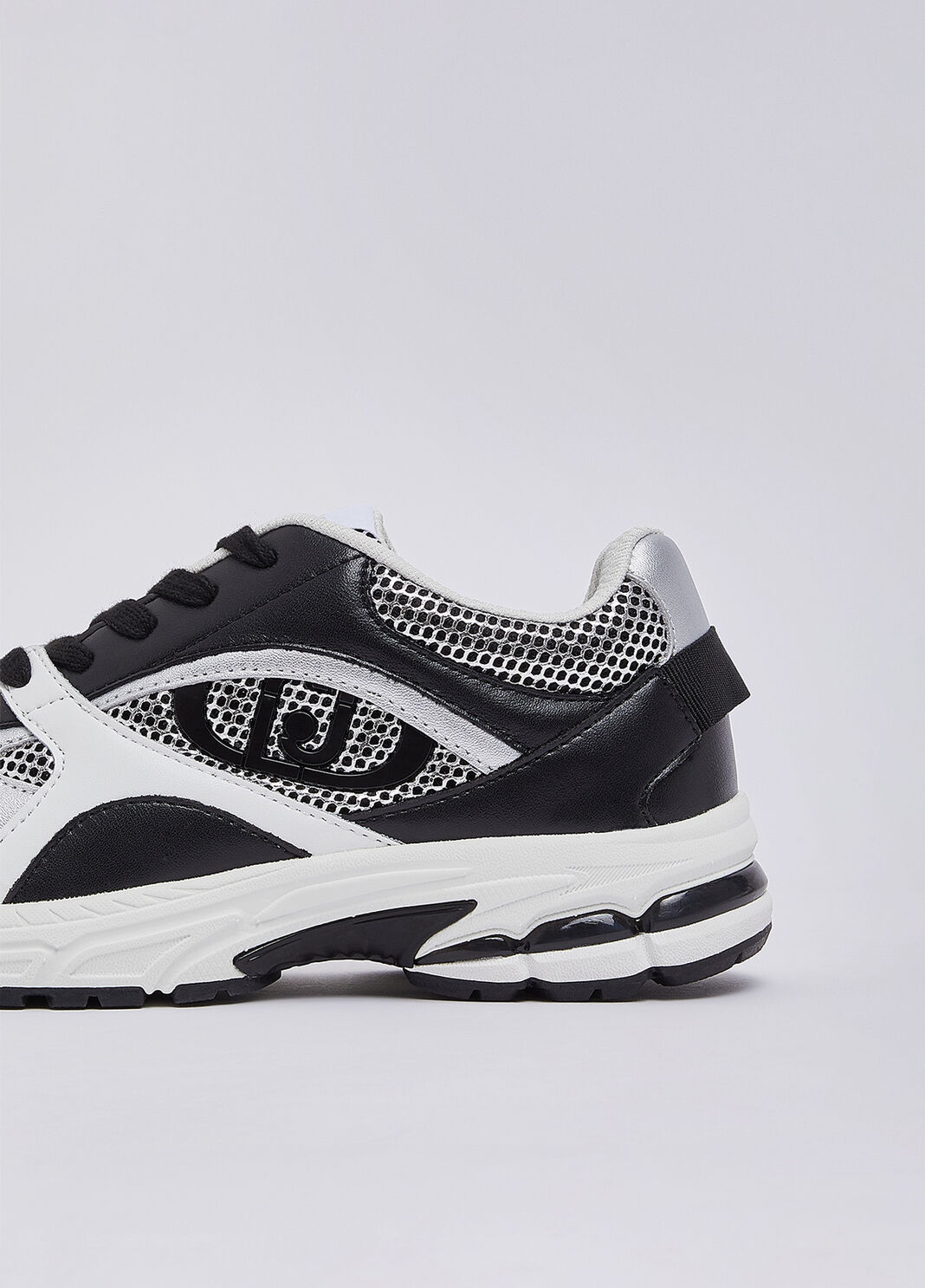 Sneakers in mesh metallizzato nero Liu Jo - large image number 4