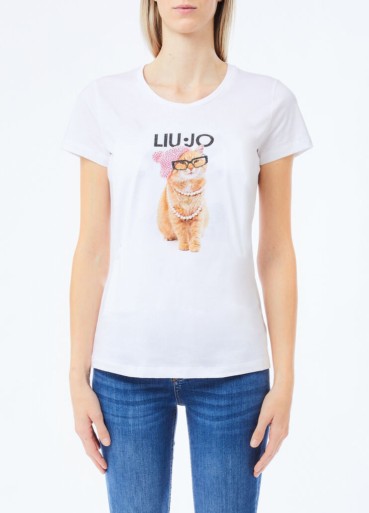 T-shirt Liu Jo Better gatto Liu Jo - medium