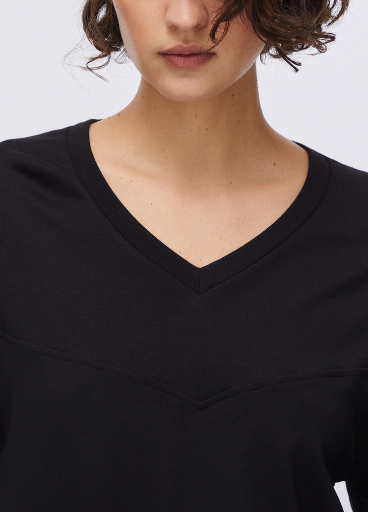 Sweatshirt mit Kettendetails schwarz Liu Jo - large image number 4