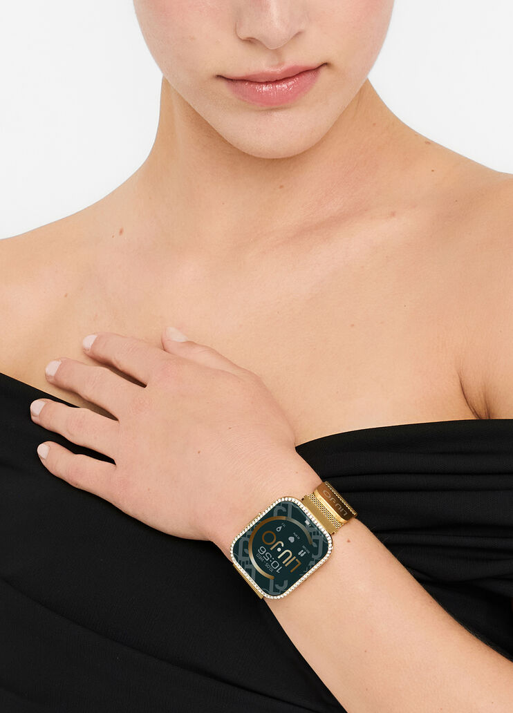 Liu Jo smartwatch with diamantés gold Liu Jo - medium Liu Jo smartwatch with diamantés gold Liu Jo - medium