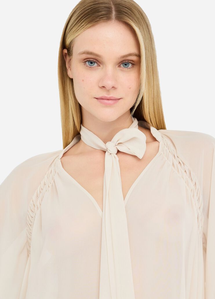 Georgette blouse ivory Liu Jo - large image number 2 Georgette blouse ivory Liu Jo - large image number 2