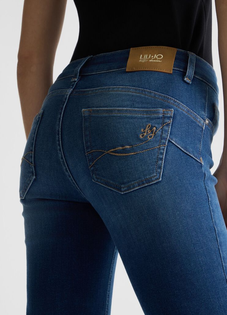 Bottom Up flared jeans dark denim Liu Jo - large image number 4 Bottom Up flared jeans dark denim Liu Jo - large image number 4