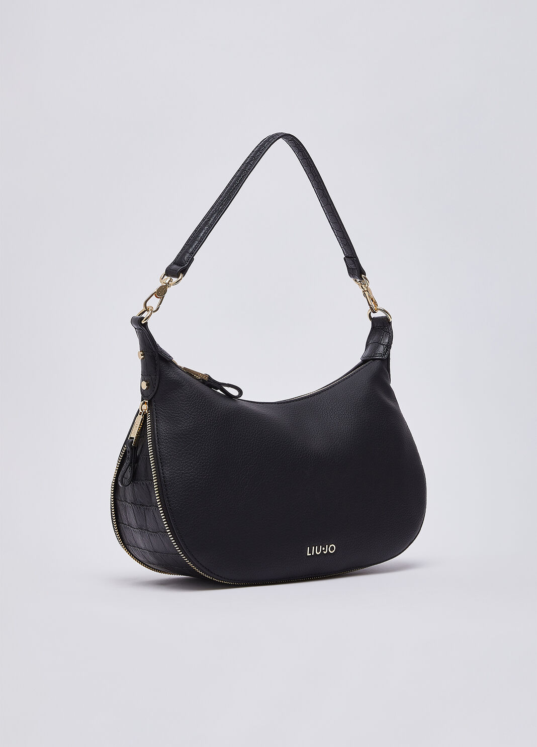 Sac hobo moyen noir Liu Jo - large image number 2