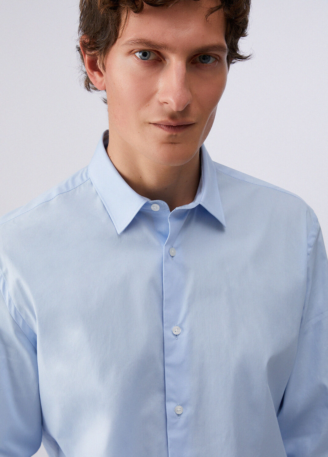 Slim-fit shirt light blue Liu Jo - large image number 4
