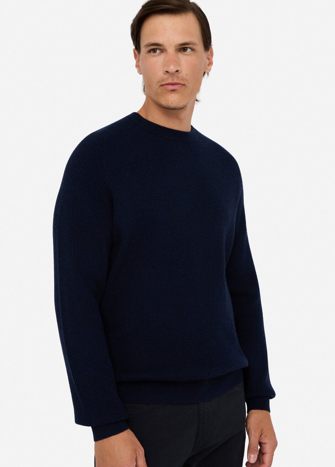 Джемпер из шерсти и кашемира темно-синий Liu Jo - large image number 4