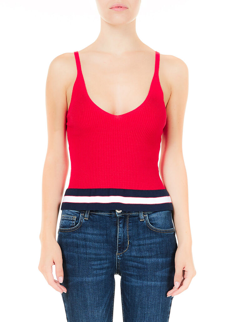 Nachhaltiges Stricktop rot Liu Jo - large image number 0