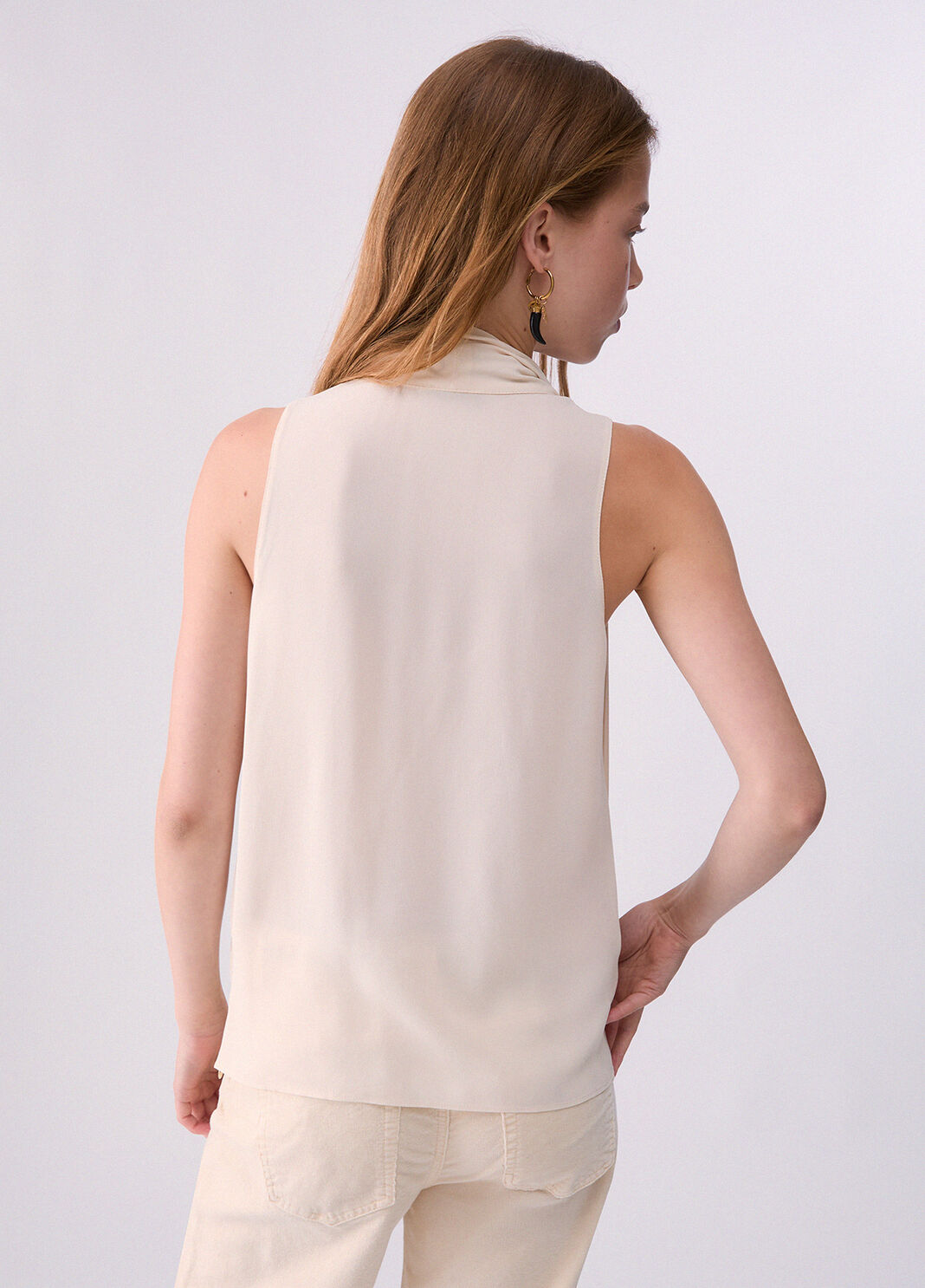 Top with Scarf butter Liu Jo - large image number 1