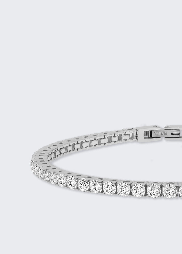 Tennis bracelet with diamantés silver tone Liu Jo - medium Tennis bracelet with diamantés silver tone Liu Jo - medium