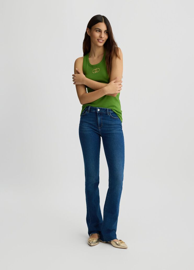 Blue bell-bottom jeans dark denim Liu Jo - medium Blue bell-bottom jeans dark denim Liu Jo - medium