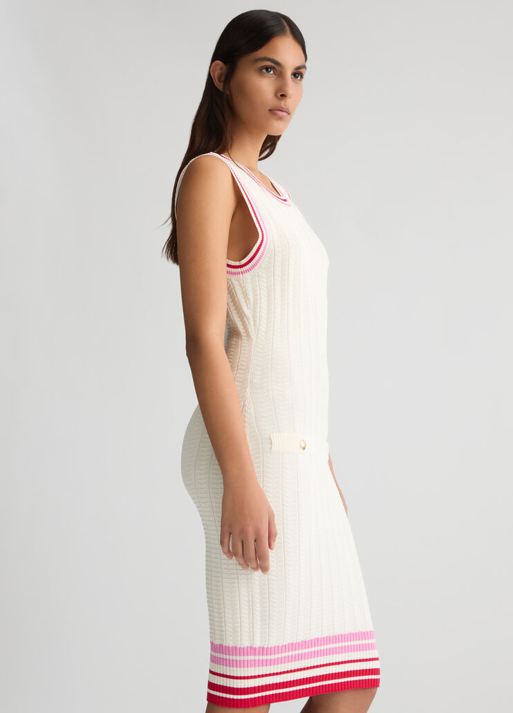 White knit dress white Liu Jo - large image number 3 White knit dress white Liu Jo - large image number 3