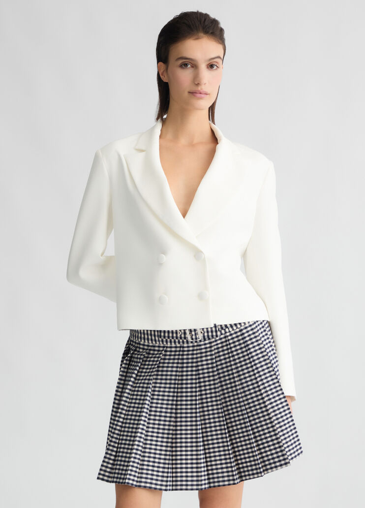 Double-breasted blazer white wool Liu Jo - medium Double-breasted blazer white wool Liu Jo - medium