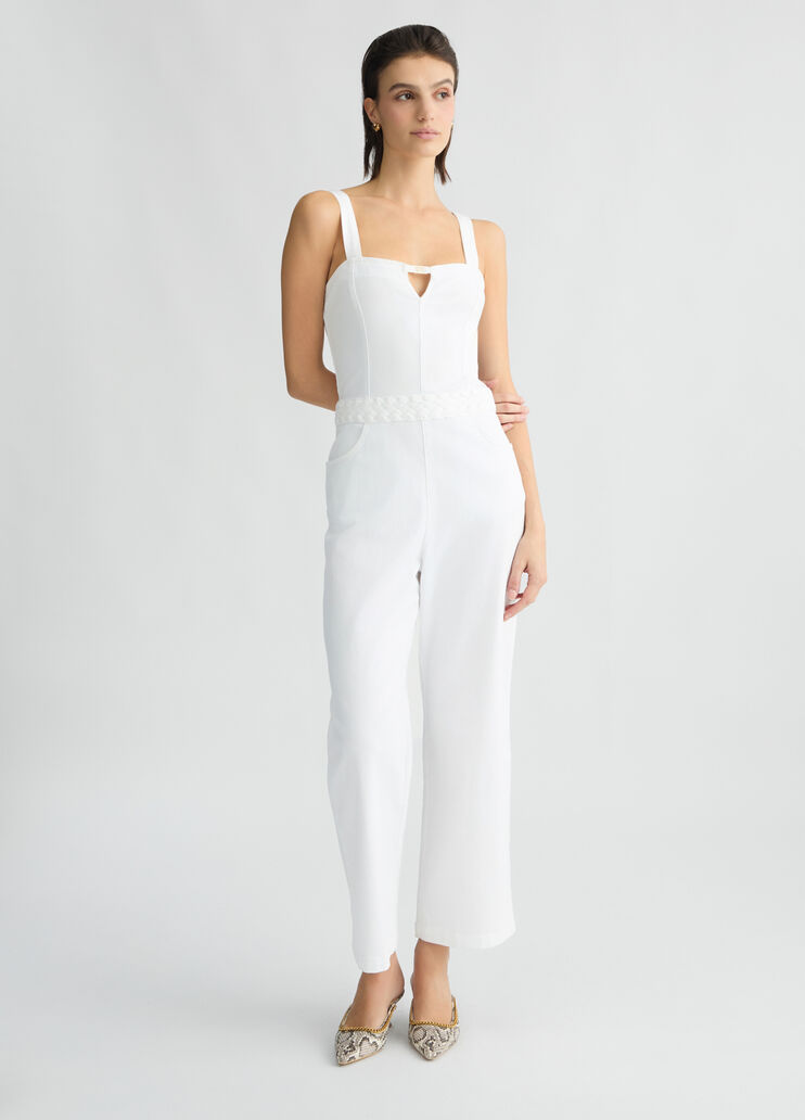 White cotton jumpsuit white Liu Jo - large image number 5 White cotton jumpsuit white Liu Jo - large image number 5