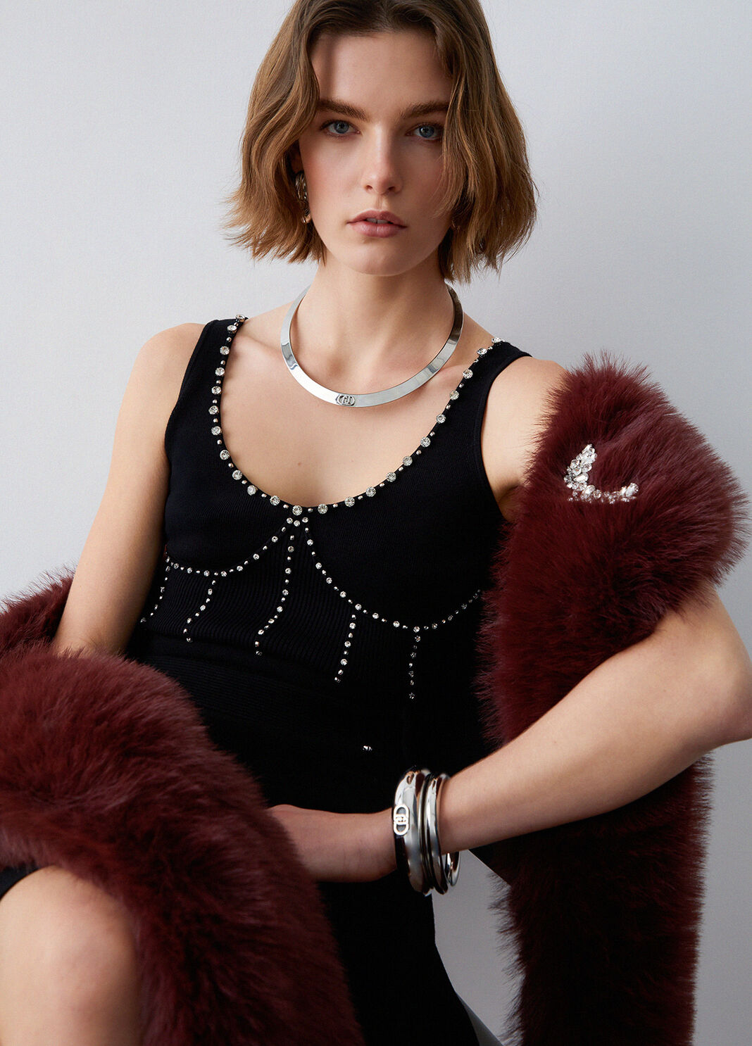 Body mit Schmuckstickereien schwarz Liu Jo - large image number 3