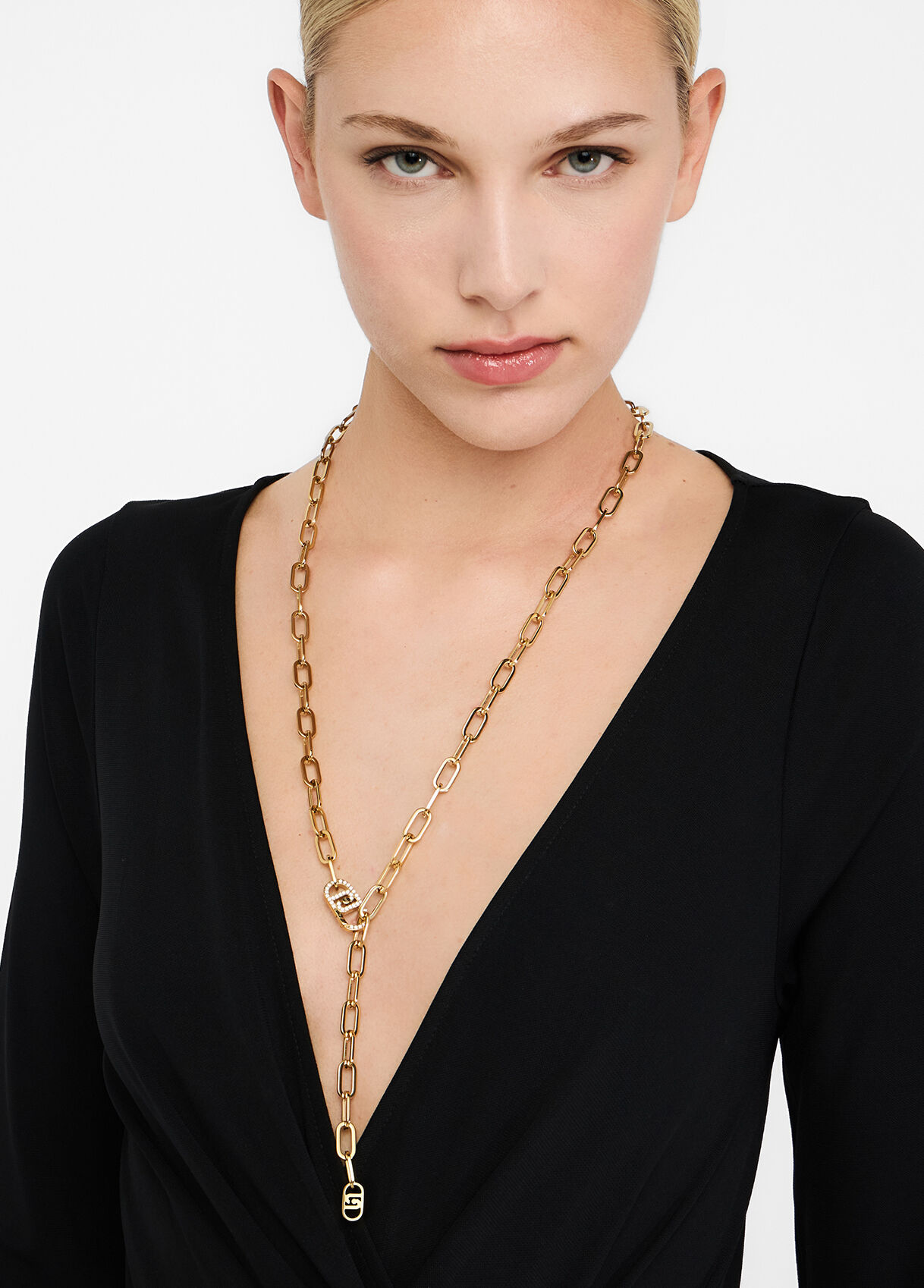 ネックレス・ペンダント LIU JO NECKLACE SWEATER Women's Collar Necklaces With Jewelled Charms | LIU JO