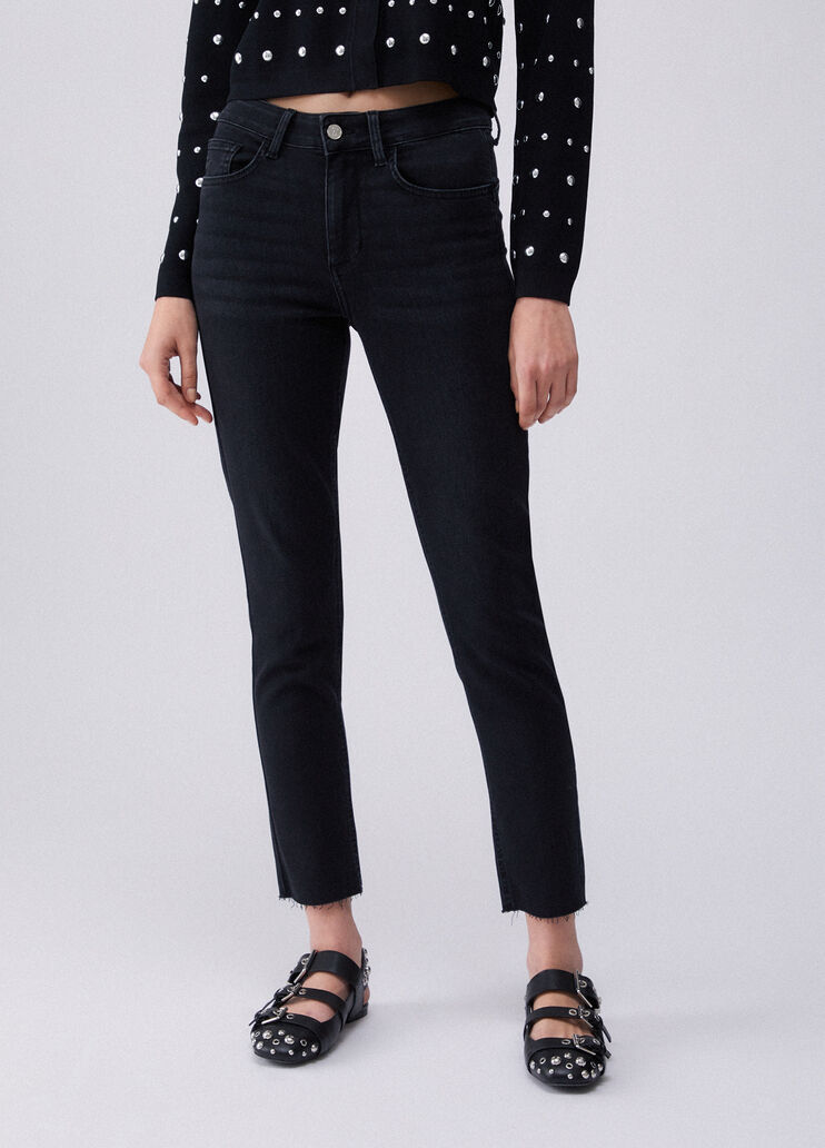 High-rise skinny jeans black denim Liu Jo - large image number 0
