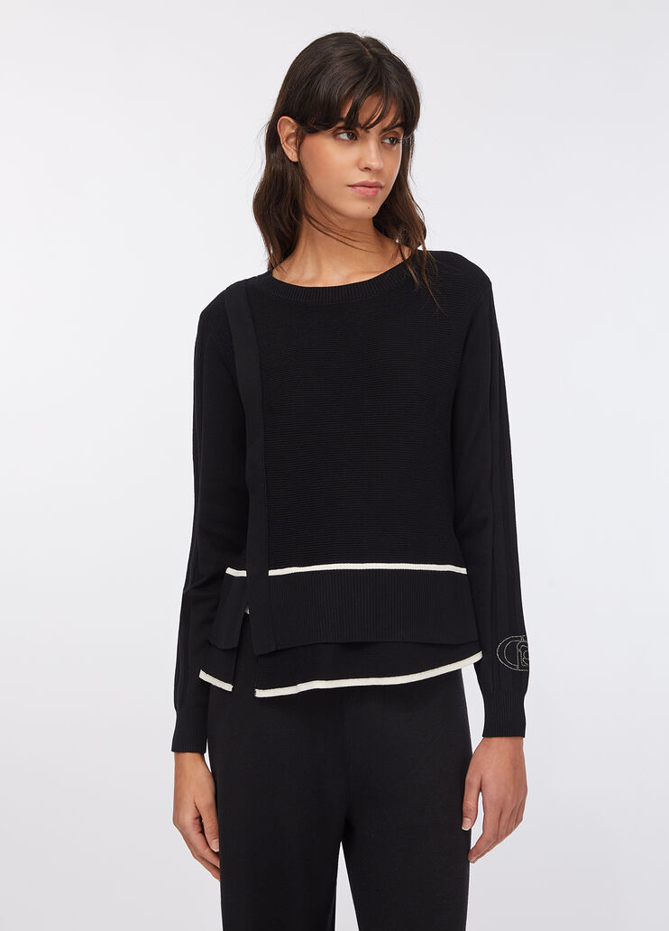 Pull Liu Jo Better noir Liu Jo - large image number 0