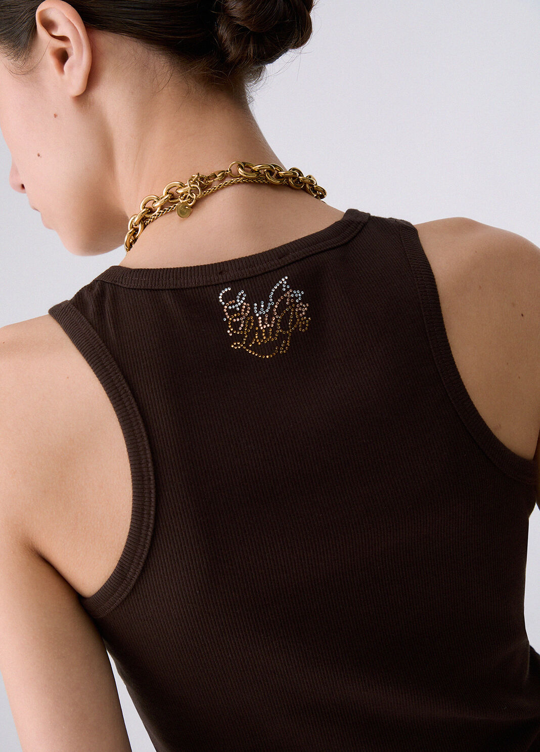 Top in jersey black Liu Jo - large image number 4