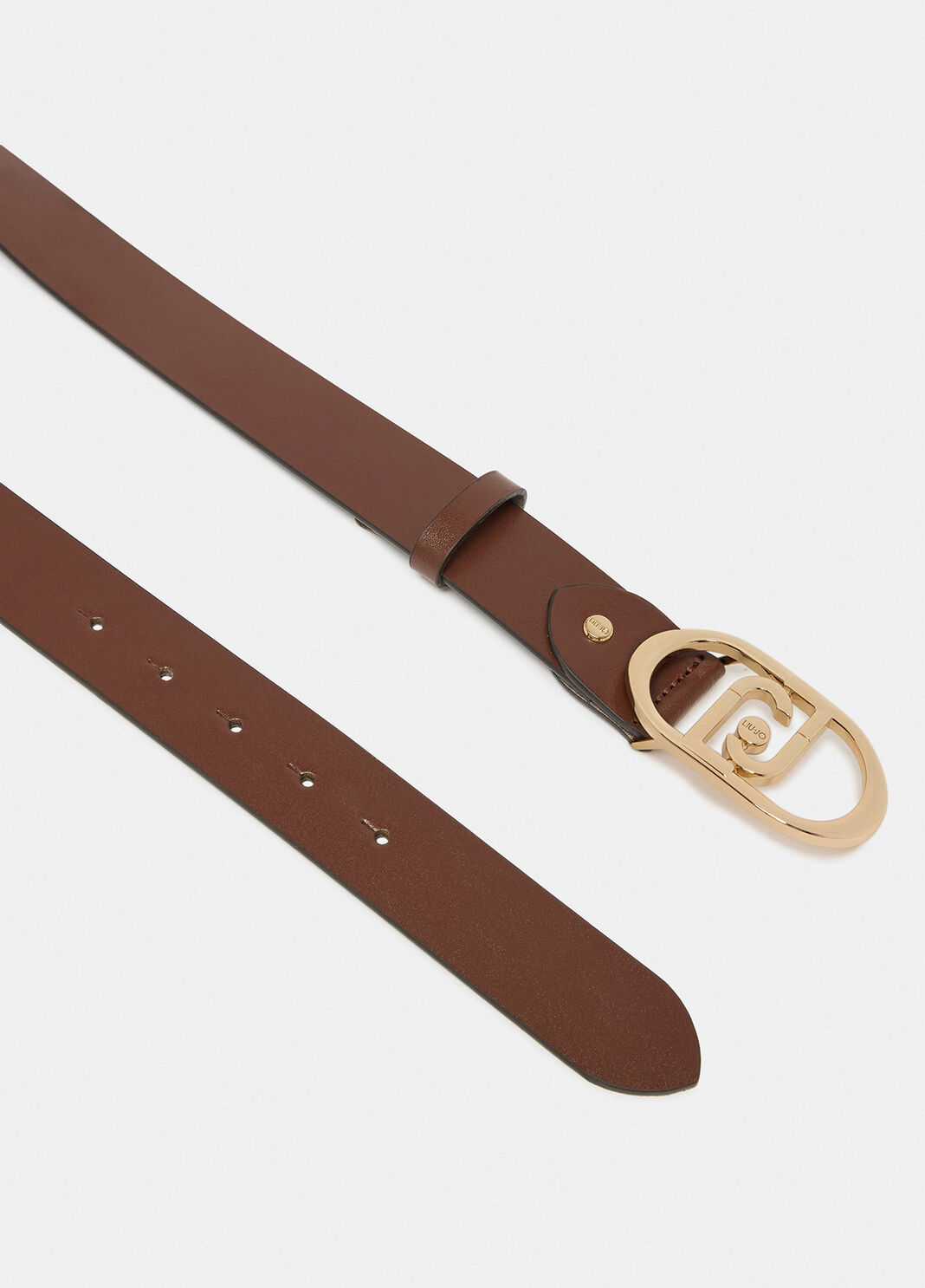 LaPuffy leather belt dark brown Liu Jo - large image number 5