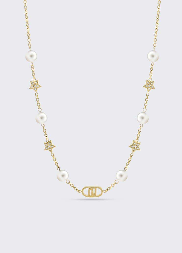 Choker with synthetic pearls gold Liu Jo - medium Choker with synthetic pearls gold Liu Jo - medium
