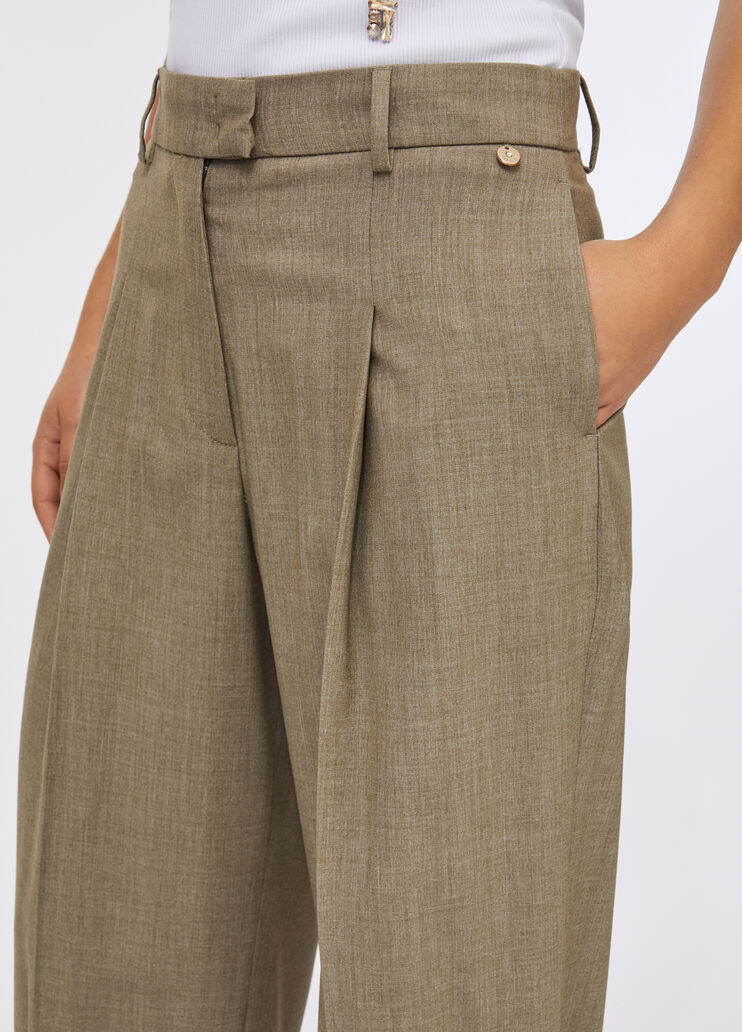 Palazzo trousers asparagus Liu Jo - large image number 2 Palazzo trousers asparagus Liu Jo - large image number 2