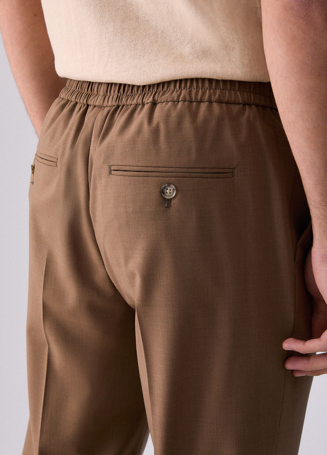 Wool blend joggers ginger Liu Jo - large image number 4