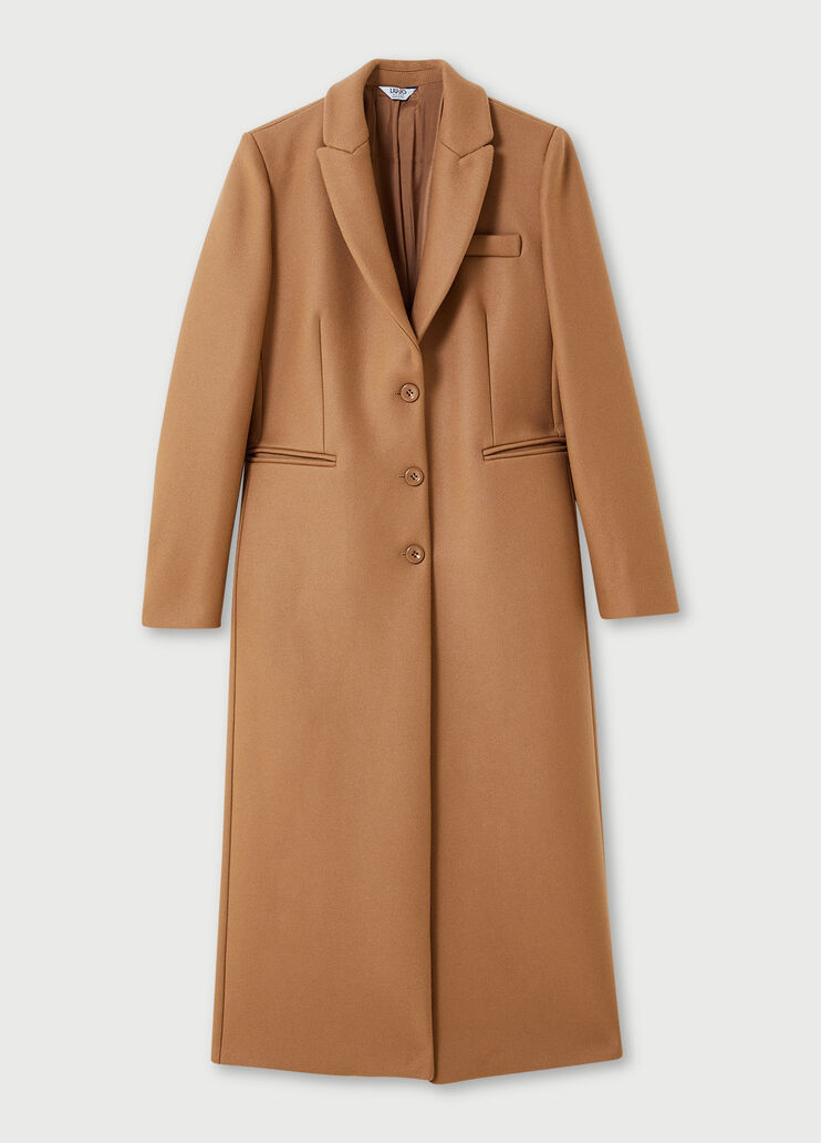 Long coat Beige Liu Jo - large image number 4 Long coat Beige Liu Jo - large image number 4
