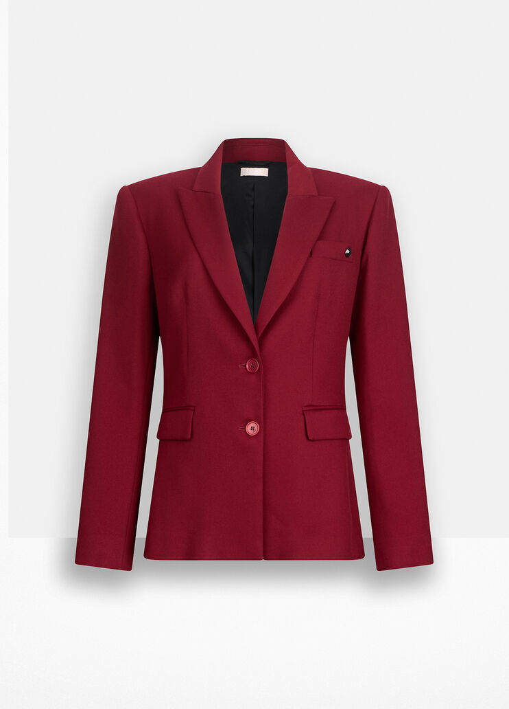 Slim-fit blazer red Liu Jo - large image number 6 Slim-fit blazer red Liu Jo - large image number 6