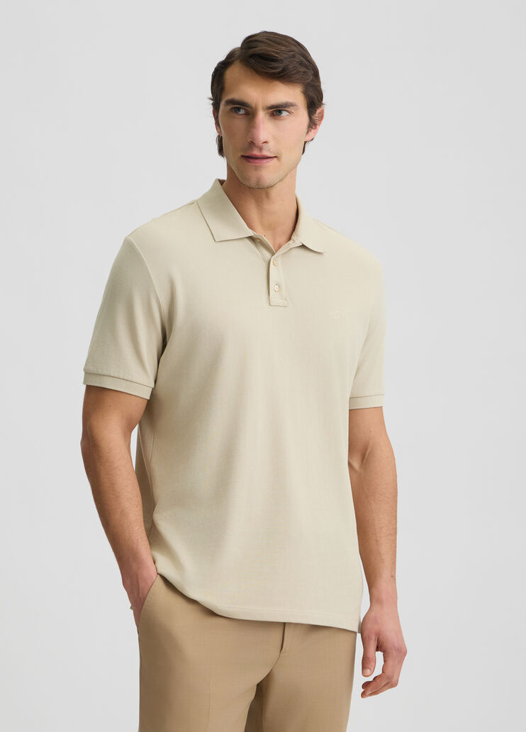 Piquet polo shirt khaki Liu Jo - large image number 0 Piquet polo shirt khaki Liu Jo - large image number 0