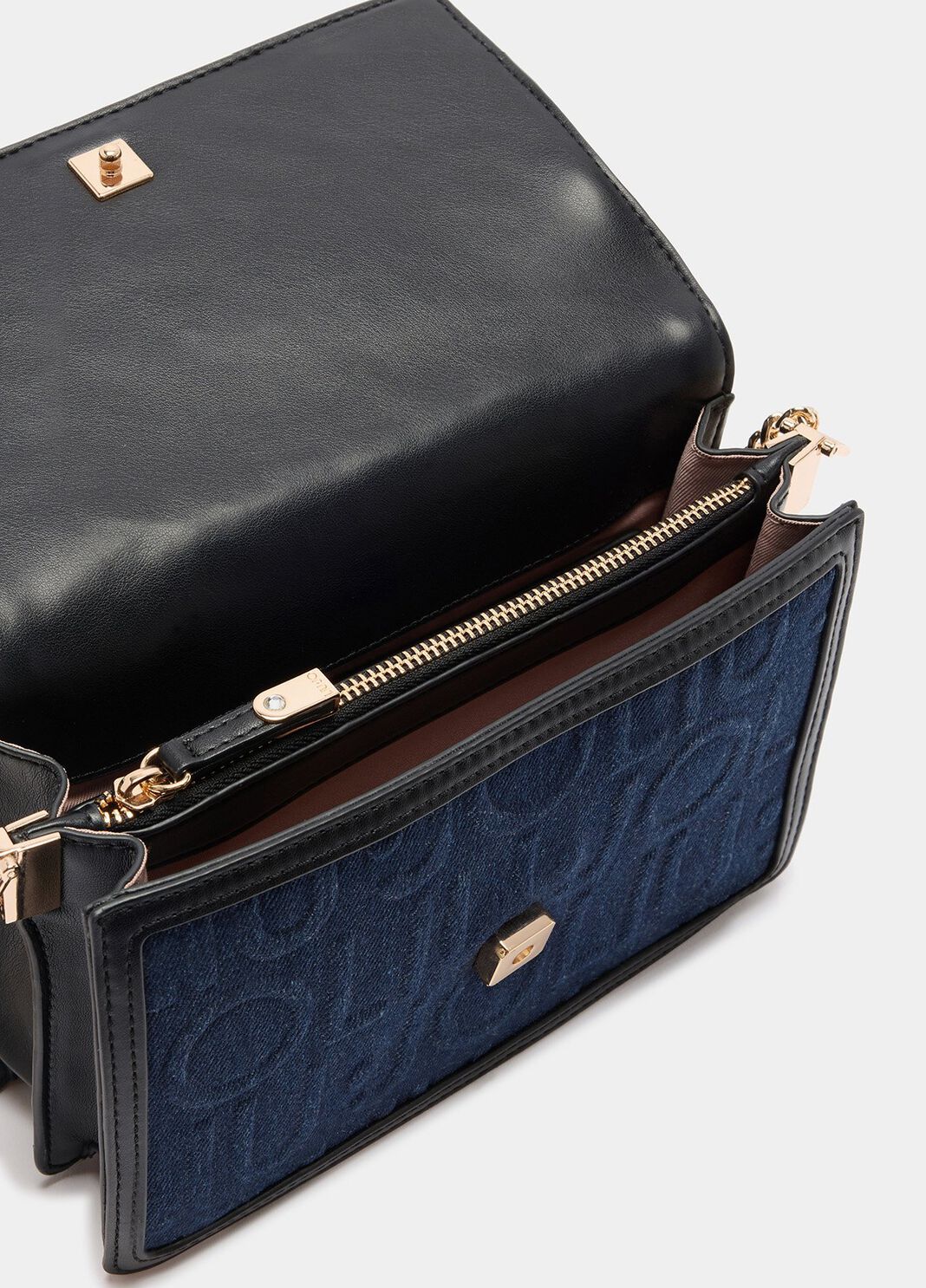 Borsa a tracolla piccola in denim blu Liu Jo - large image number 4