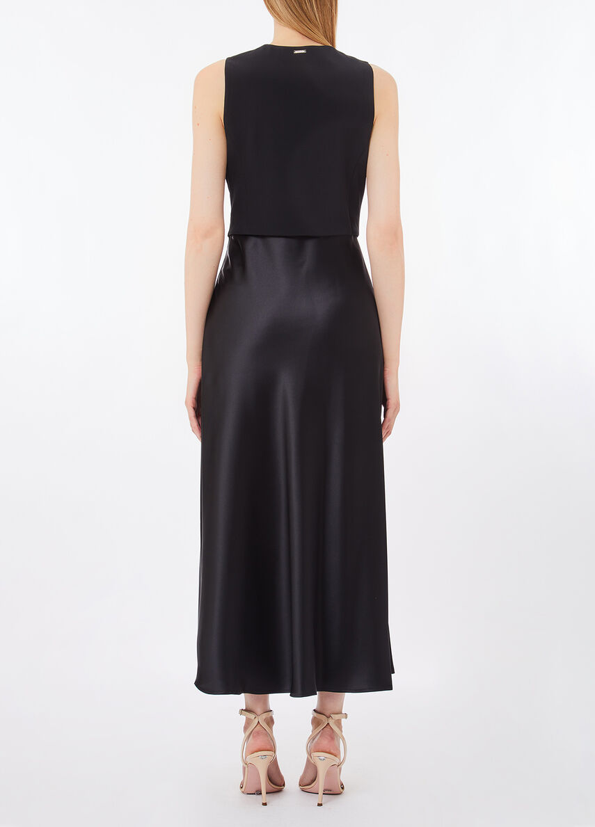 Robe De Soirée Longue Cocktail AMAZONE - Taille 2 - Couleur Moutarde - Occasion Très Bon état