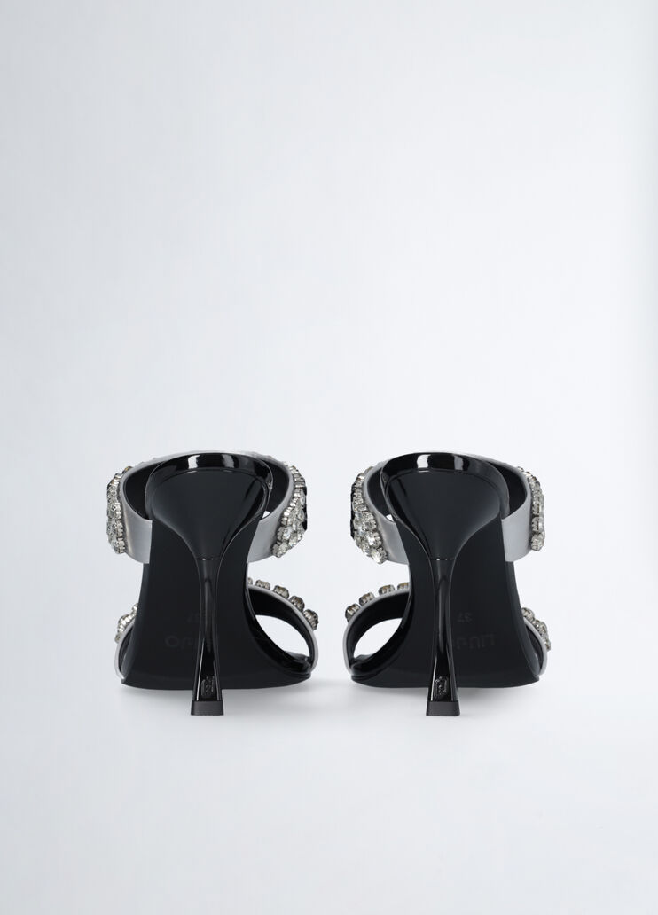Jewel sandals with heel silver tone Liu Jo - large image number 6 Jewel sandals with heel silver tone Liu Jo - large image number 6