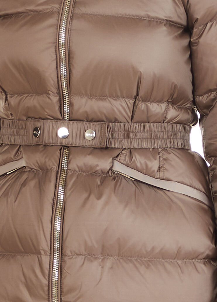 Plumífero con capucha tórtola Liu Jo - large image number 2