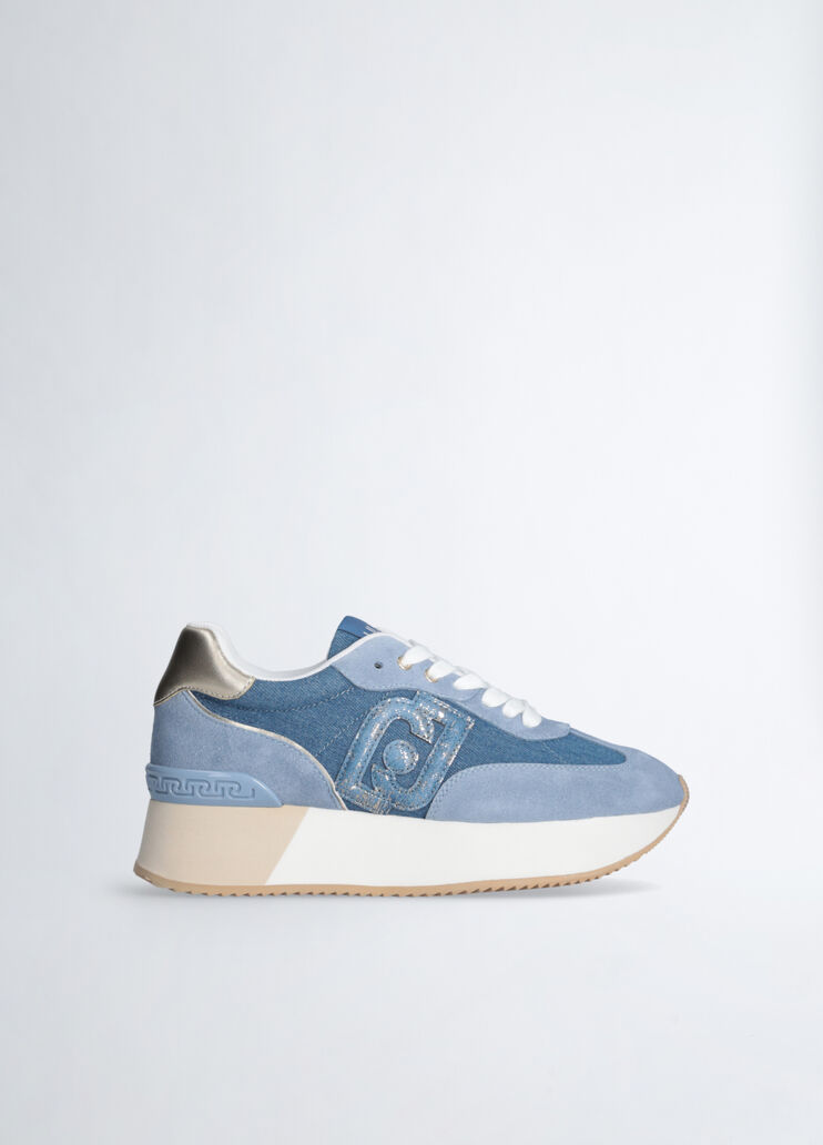 Zapatillas con plataforma de denim azul Liu Jo - medium