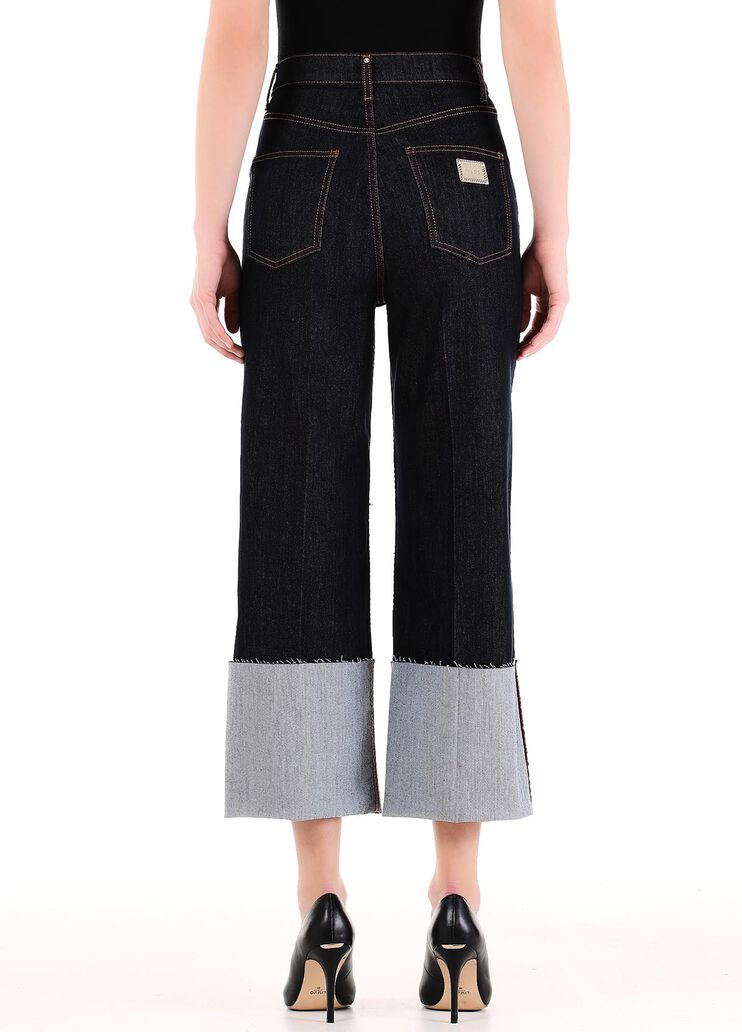 High-rise cropped jeans dark wash Liu Jo - large image number 1 High-rise cropped jeans dark wash Liu Jo - large image number 1