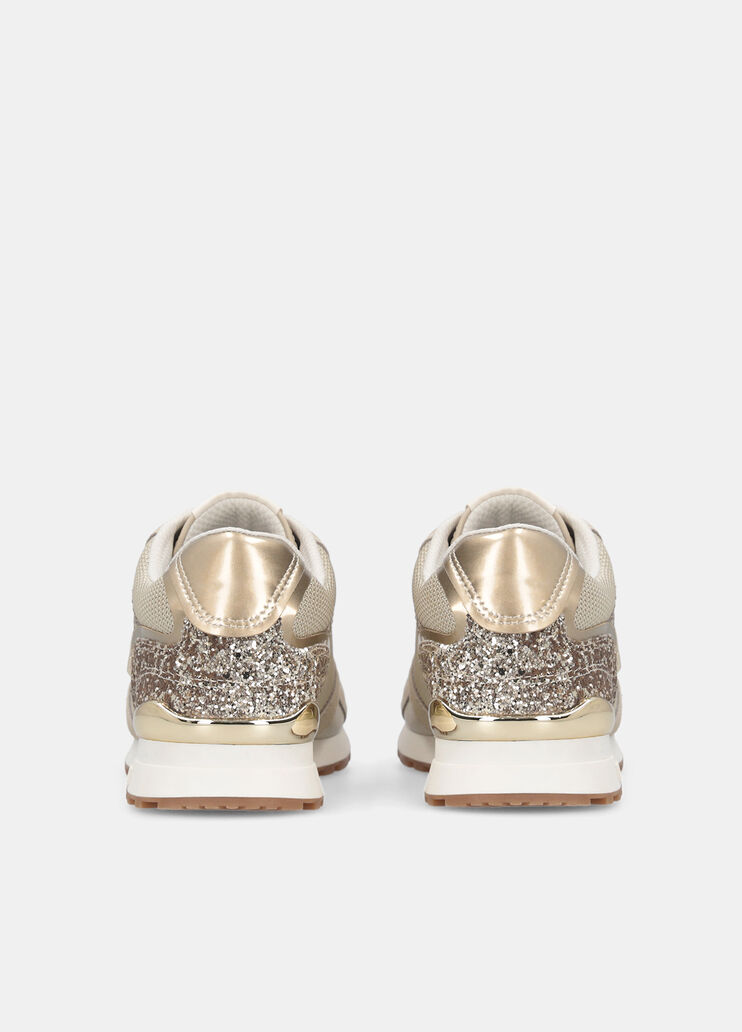 Sneakers avec glitters et mesh chanvre Liu Jo - large image number 6