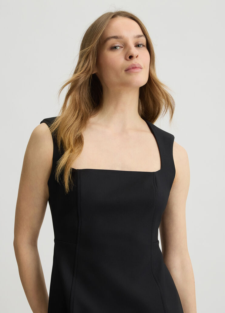 Black stretch fabric sheath dress black Liu Jo - large image number 2 Black stretch fabric sheath dress black Liu Jo - large image number 2