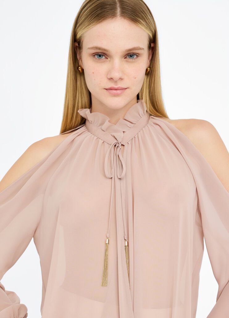 Cut-out blouse light pink Liu Jo - medium Cut-out blouse light pink Liu Jo - medium