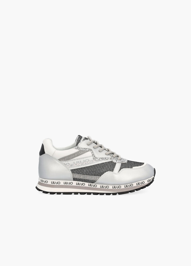 Кеды из сетки серебристый Liu Jo - large image number 0