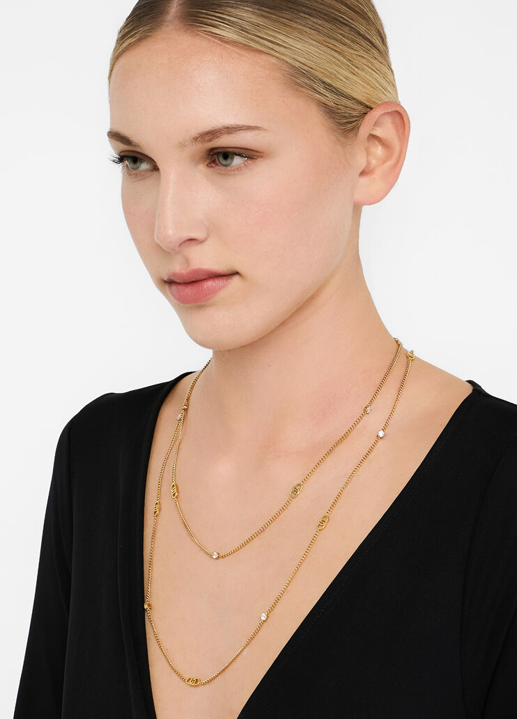 Collier avec logo monogramme or Liu Jo - medium Collier avec logo monogramme or Liu Jo - medium