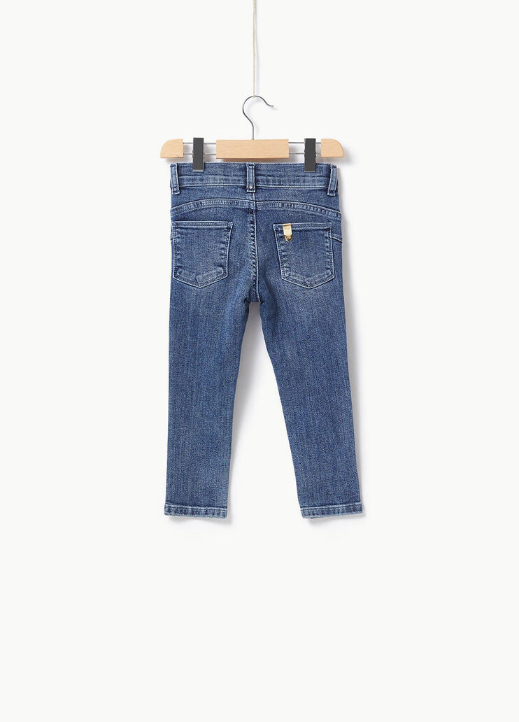 Skinny-Jeans mit Strass Denimblau Liu Jo - large image number 1 Skinny-Jeans mit Strass Denimblau Liu Jo - large image number 1