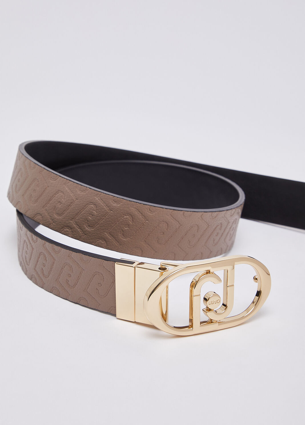Belt reversible with logo mocha Liu Jo - large image number 4