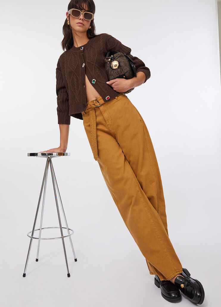 Hose mit hohem Bund Kreuzkümmel Liu Jo - large image number 4