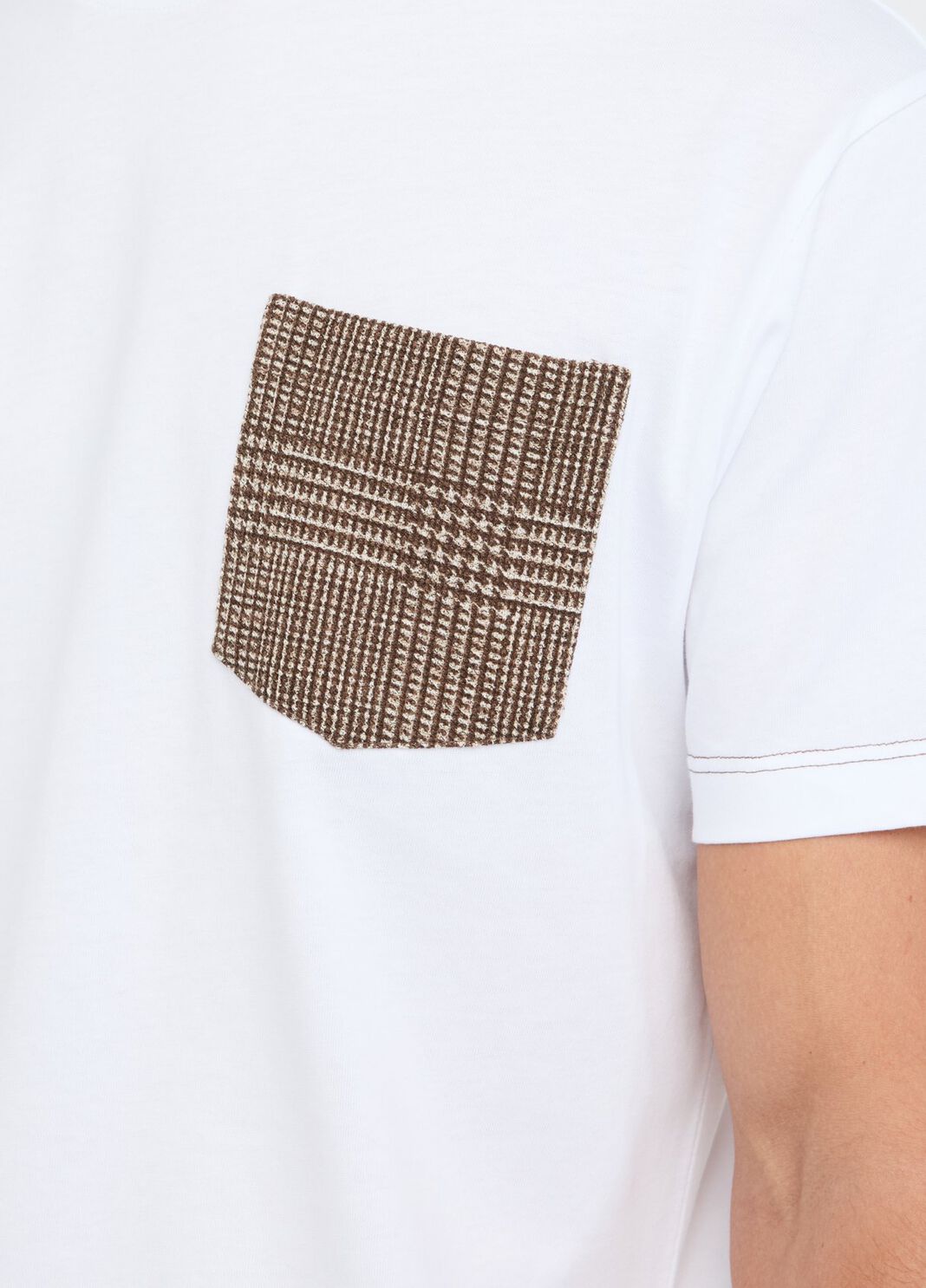 Cotton T-shirt with breast pocket white Liu Jo - large image number 4