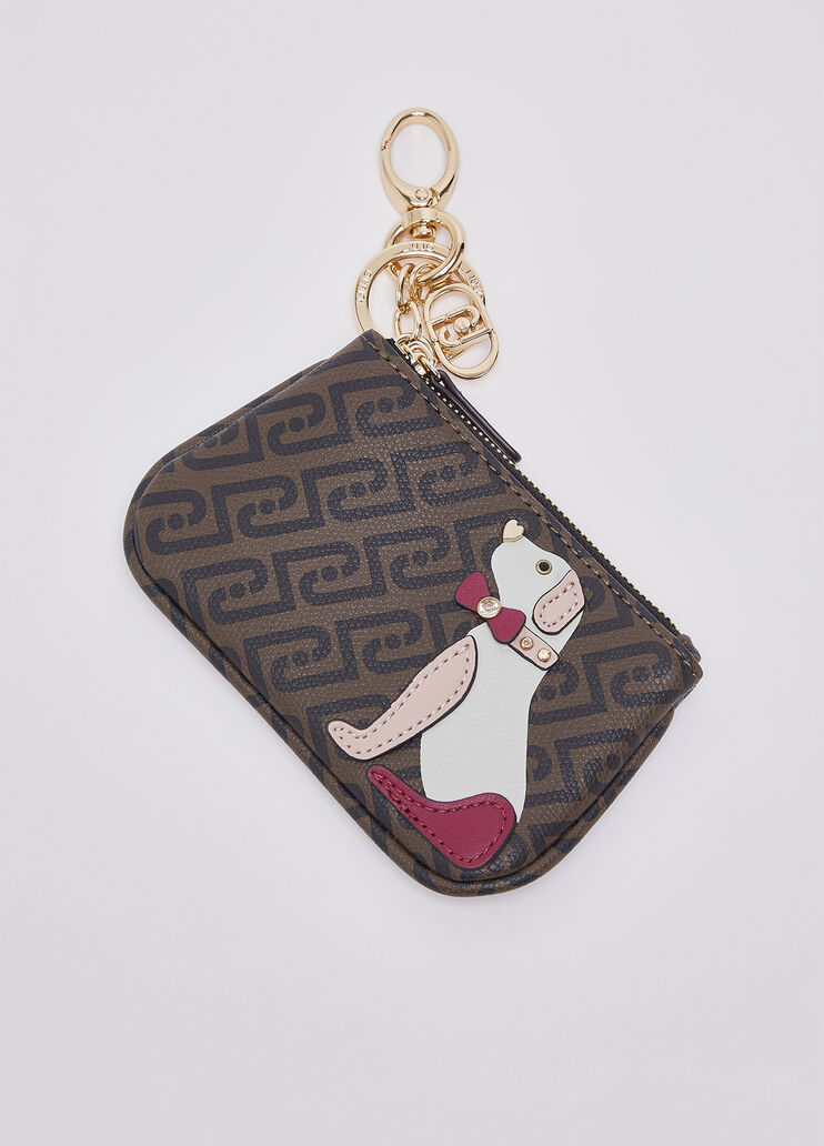 Keyring with coin purse dark brown Liu Jo - medium